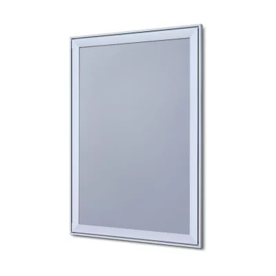 Design kliklijst Compasso 42x59,4 cm (A2) | zilver, geanodiseerd | kunstglas, gematteerd (1 mm)