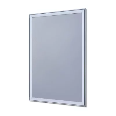 Design kliklijst Compasso 59,4x84,1 cm (A1) | zilver, geanodiseerd | kunstglas, gematteerd (1 mm)