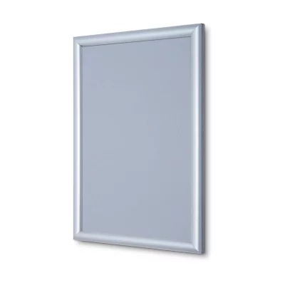 Kliklijst, 15 mm 21x29,7 cm (A4) | zilver, geanodiseerd | kunstglas, gematteerd (1 mm)