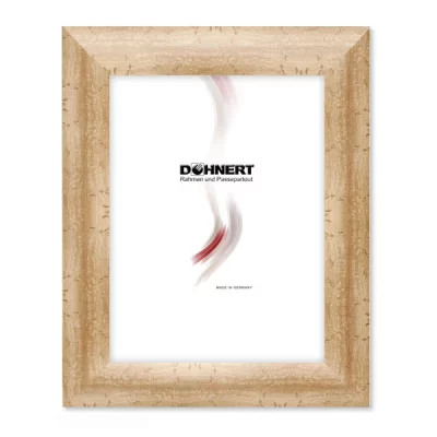 Kunststofframme Bank 30x30 cm | Natur-brun | Normalglass (2 mm)
