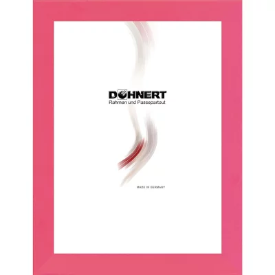 Holzrahmen Bentley 9x13 cm | Rosa | Normalglas (2 mm)