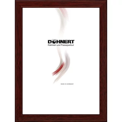 Holzrahmen Bond 9x13 cm | Bordeaux dunkel | Normalglas (2 mm)