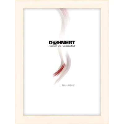 Holzrahmen-Zuschnitt Bounds Beige | Normalglas (2 mm)