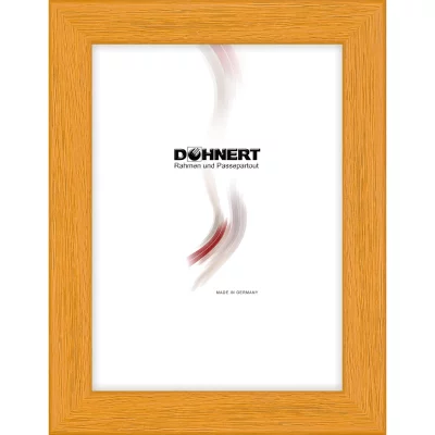 Holzrahmen Euston 9x13 cm | Gelb | Normalglas (2 mm)