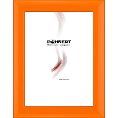 Holzrahmen Alexandra 9x13 cm | Orange | Normalglas (2 mm)