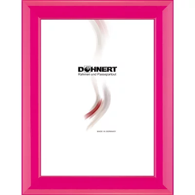 Holzrahmen Alexandra 9x13 cm | Pink | Normalglas (2 mm)