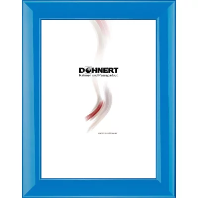 Holzrahmen-Zuschnitt Alexandra Hellblau | Normalglas (2 mm)