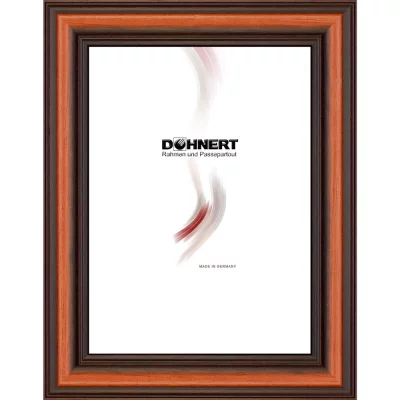 Holzrahmen Greenford 9x13 cm | Braun | Normalglas (2 mm)