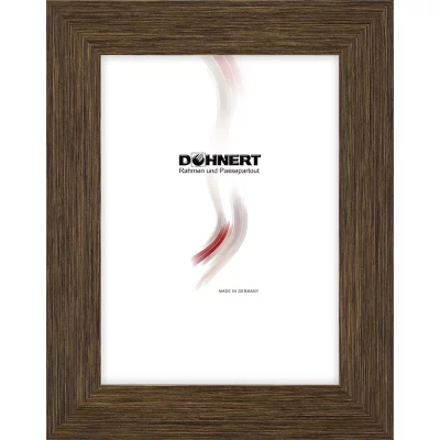 Kunststof kader Ickenham 13x13 cm | brons, donker, geborsteld | normaal glas (2 mm)
