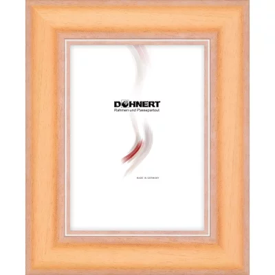 Holzrahmen-Zuschnitt Piccadilly Circus Gelb | Normalglas (2 mm)