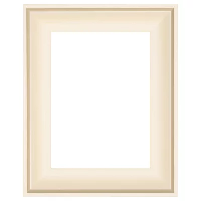Baklijst Whitechapel 20x20 cm | crème | lege kader (zonder glas en achterwand)