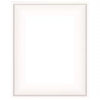 Baklijst Whitechapel 20x20 cm | wit | lege kader (zonder glas en achterwand)