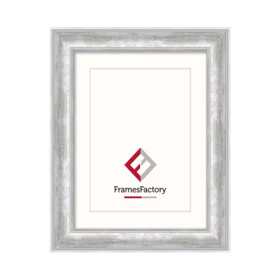 Barok kader Patrizia 60x70 cm | zilver | kunstglas (1 mm)