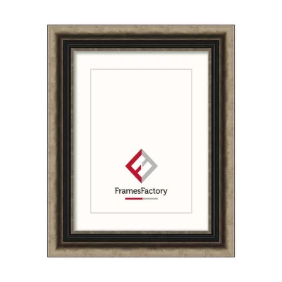 Barok kader Elwira 70x90 cm | zilver | kunstglas (1 mm)
