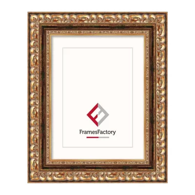 Barok kader Josephine 60x70 cm | melange goud | kunstglas (1 mm)