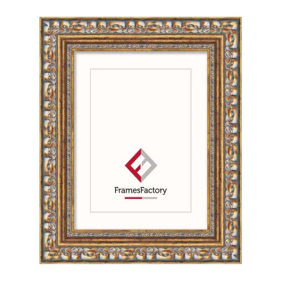 Barok kader Josephine 70x90 cm | zonnegoud | kunstglas (1 mm)