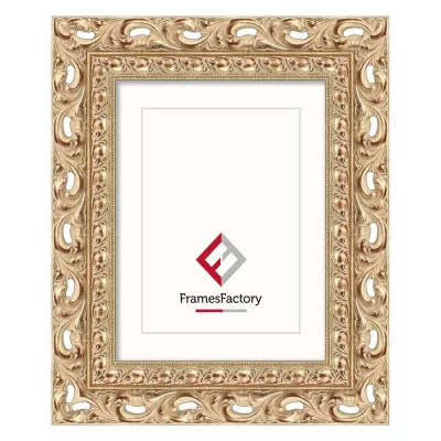 Barok kader Donna 24x30 cm | zilver | kunstglas (1 mm)