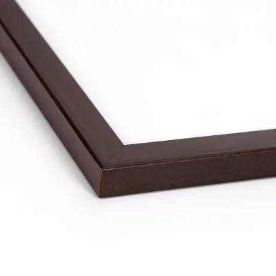 Drewniana rama Hekla (MDF) na wymiar wenge | szkło sztuczne (1 mm)