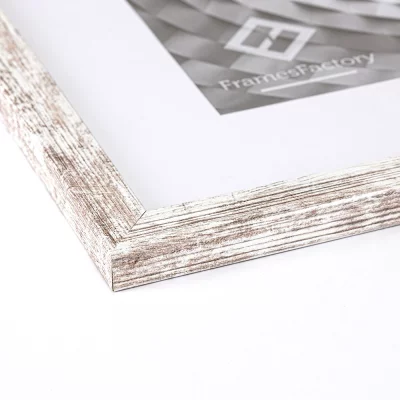 Treramme Hekla (MDF) med passepartout 40x60 cm (30x40 cm) | Vintage | Kunstglass (1 mm)