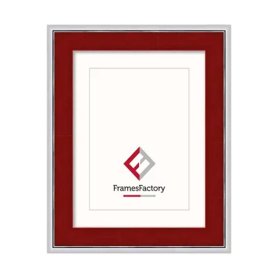Barok kader Marta 15x20 cm | rood | kunstglas (1 mm)