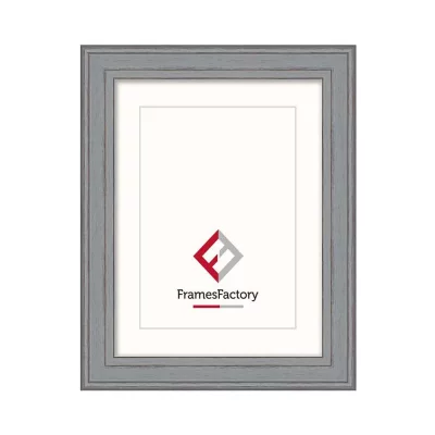 Dřevěný rám Eva 60x80 cm | světle šedá | plexisklo (1mm)