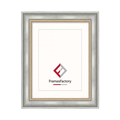 Barok kader Daria 70x80 cm | zilver | kunstglas (1 mm)