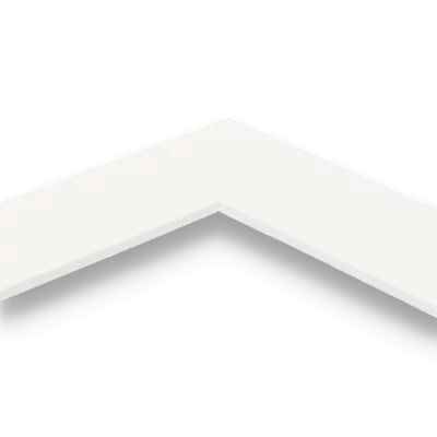 Passe-partout 1,4 mm, na wymiar naturalny biały