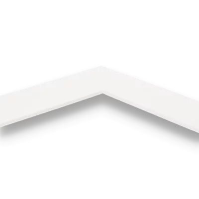 Passe-partout 1,4 mm, na wymiar polarnobiały