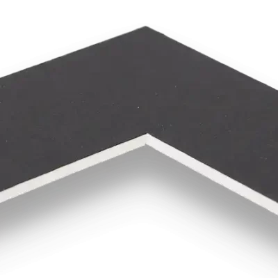 Passe-partout 1,4 mm, z indywidualnym wycięciem 70x100 cm | czarny