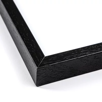 Houten kader Tisar 30x40 cm | zwart | kunstglas (1 mm)