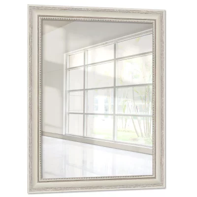 Lustro na ścianę Engsle 30x90 cm | kremowy | lustro (2 mm)