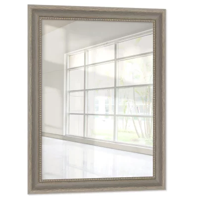 Lustro na ścianę Engsle 30x90 cm | szary | lustro (2 mm)