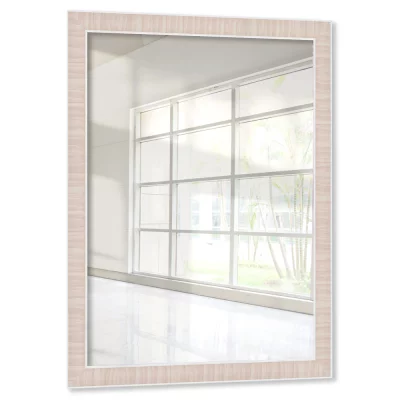 Lustro na ścianę Gerolnu 30x90 cm | brązowy | lustro (2 mm)