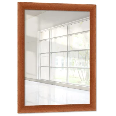 Wandspiegel Galet 15x15 cm | kersenhout | spiegel (2 mm)