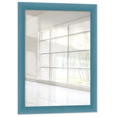 Wandspiegel Galet 15x15 cm | turquoise | spiegel (2 mm)