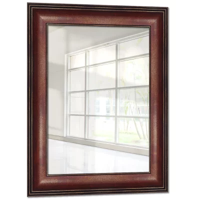 Lustro na ścianę Kinshasa 30x90 cm | czerwony | lustro (2 mm)
