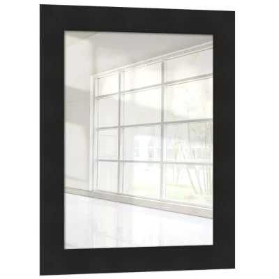 Wandspiegel Maibo 13x13 cm | zwart | spiegel (2 mm)