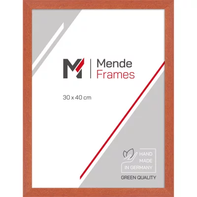 Houten lijst Mareb 60x60 cm | kersenhout | normaal glas (2 mm)