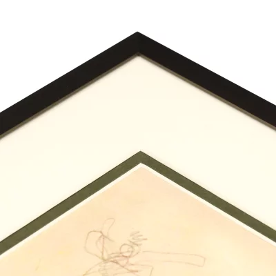 Thumbnail von 1,4 mm Doppel-Passepartout in Standardgrößen Dunkel-Olivgrün (287)