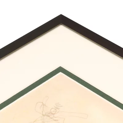 Thumbnail von 1,4 mm Doppel-Passepartout in Standardgrößen Flaschengrün (286)