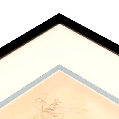 Thumbnail von 1,4 mm Doppel-Passepartout mit individuellem Ausschnitt Hellblau (280)