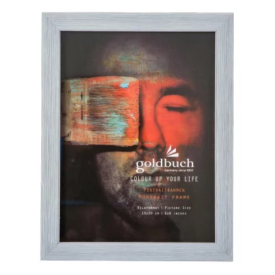 Kunststofframme «Colour up your life» 15x20 cm | Lys grå | Normalglass (2 mm)