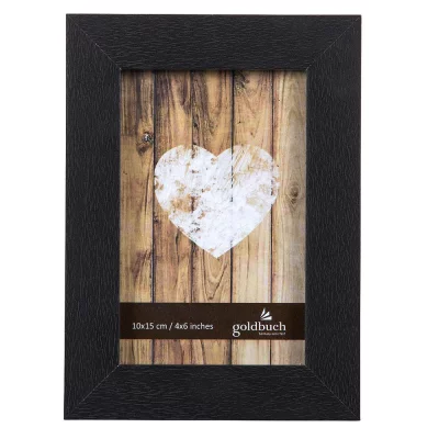 Treramme Dream (MDF) 10x15 cm | Svart | Normalglass (2 mm)
