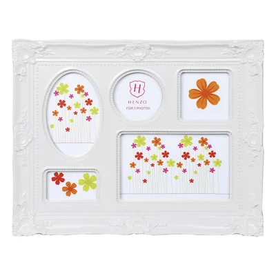 Multi fotokader Colour Barok diverse | wit | normaal glas (2 mm)