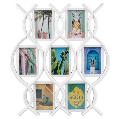 Collage fotokader Rose 7x10x15 cm | wit | normaal glas (2 mm)