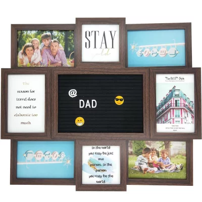 Multi fotokader Letterboard 8x57x47 cm | natuur
