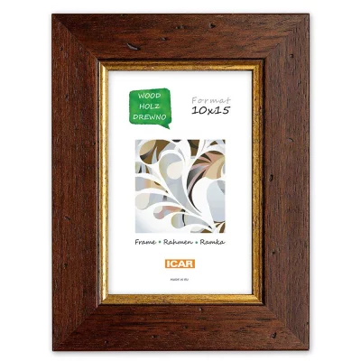 Thumbnail von Holz-Bilderrahmen Sunomi Braun-Gold