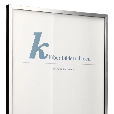 Houten kader Calamar 30x40 cm | zilver-zwart | normaal glas (2 mm)