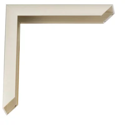 Tera Alu-Bilderrahmen 90x120 | Champagner matt, seitlich gebürstet | Kunstglas (2 mm)