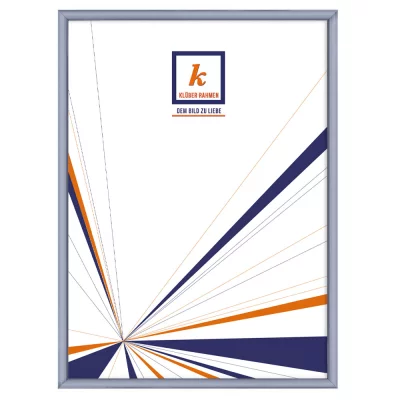 Aluminiumsbilderamme Enzo 42x59,4 cm (A2) | Himmelblå | Normalglass (2 mm)